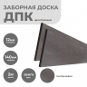 Заборная доска ДПК 12х140 мм, цвет: Венге